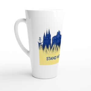Stand with Ukraine | Latte 17oz Ceramic Mug